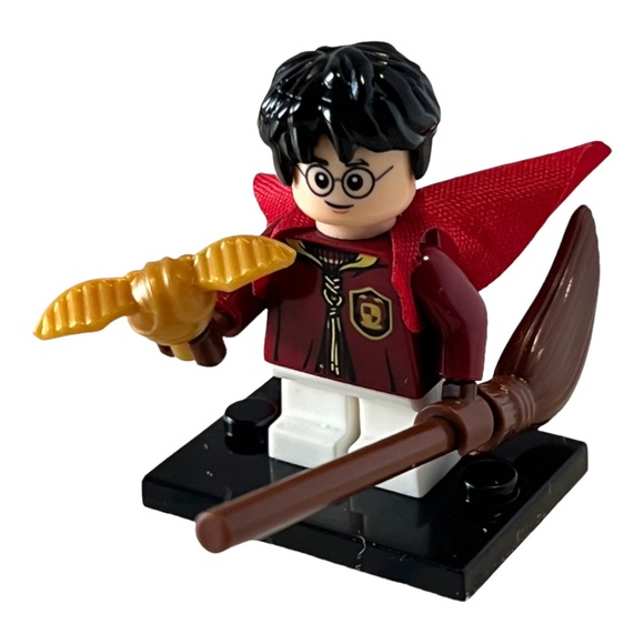 Harry Potter Draco Malfoy Quidditch Match Mini Figures Broom Lego Compatible - Picture 8 of 8